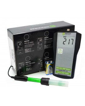 Wellon NW500 LED Economy Portable ORP Meter with Platinum Electrode, +/-1000mV and 1mV Resolution and +/-5mV Accuracy